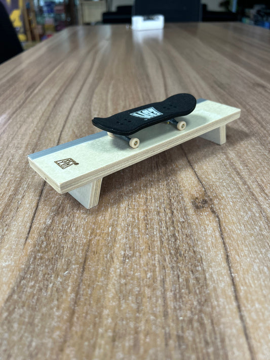 Play Fingerboard Tricks on Our Wooden Obstacle