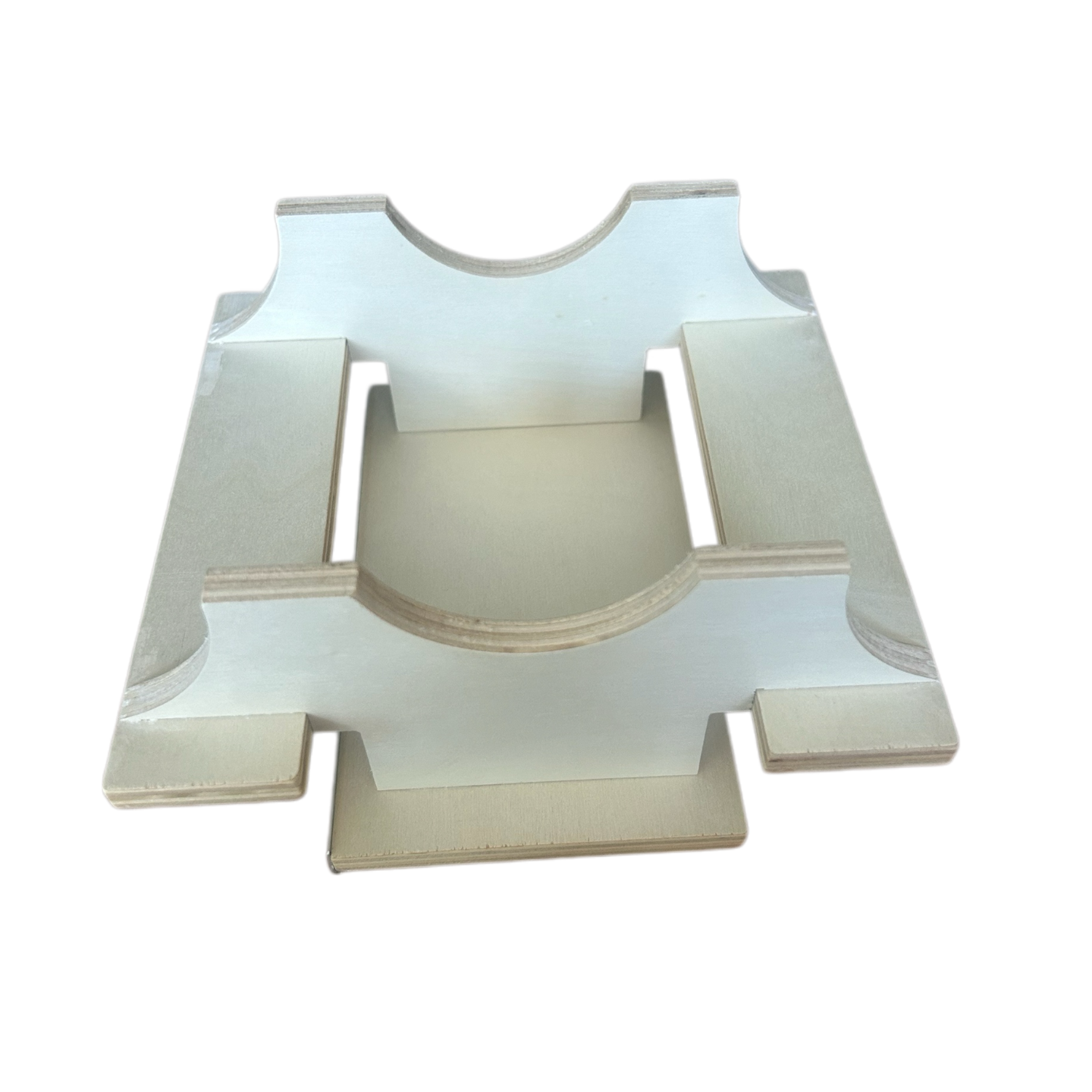 Stable wooden fingerboard obstacle platform design