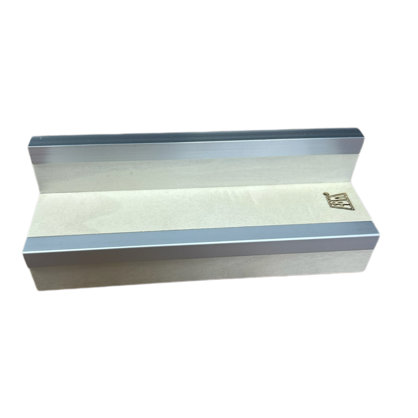 Fingerboard rail ramp with protective metal edge