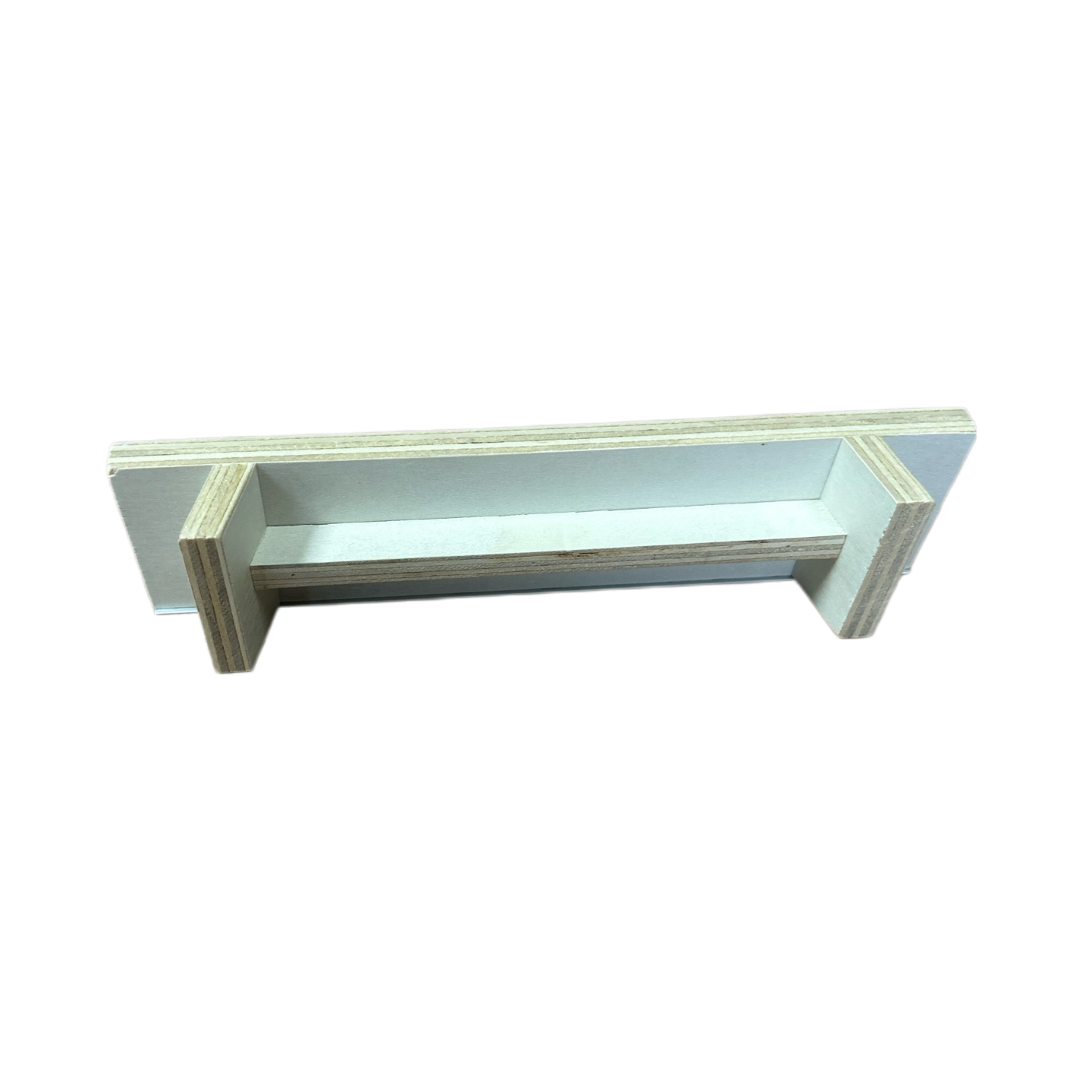 Smooth wooden fingerboard bench sliding surface