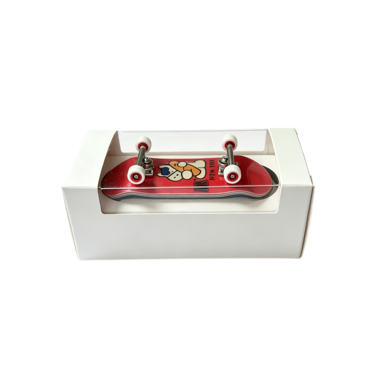 100×34mm Premium Maple Fingerboard - Red Cartoon Edition