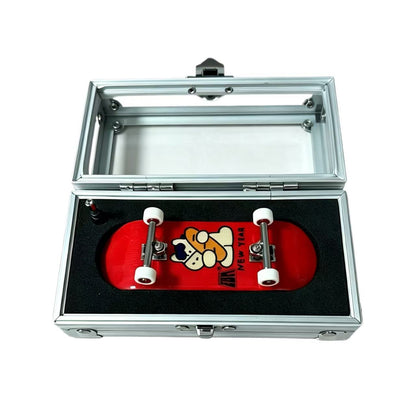 finger skateboard with aluminum box
