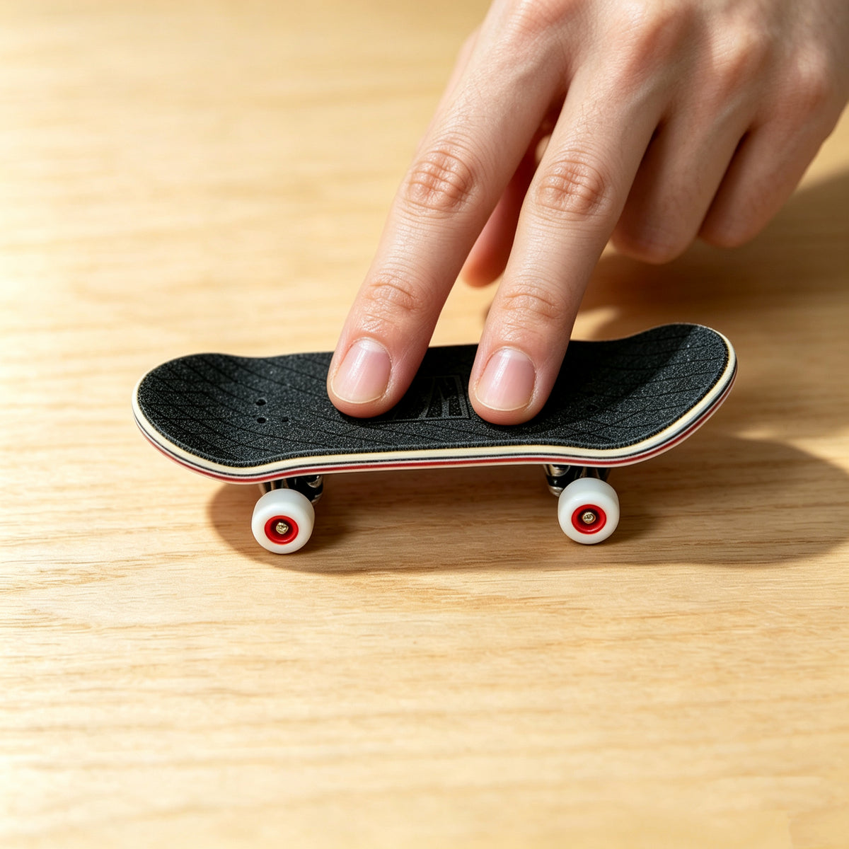 100×34mm Premium Maple Fingerboard - Red Cartoon Edition